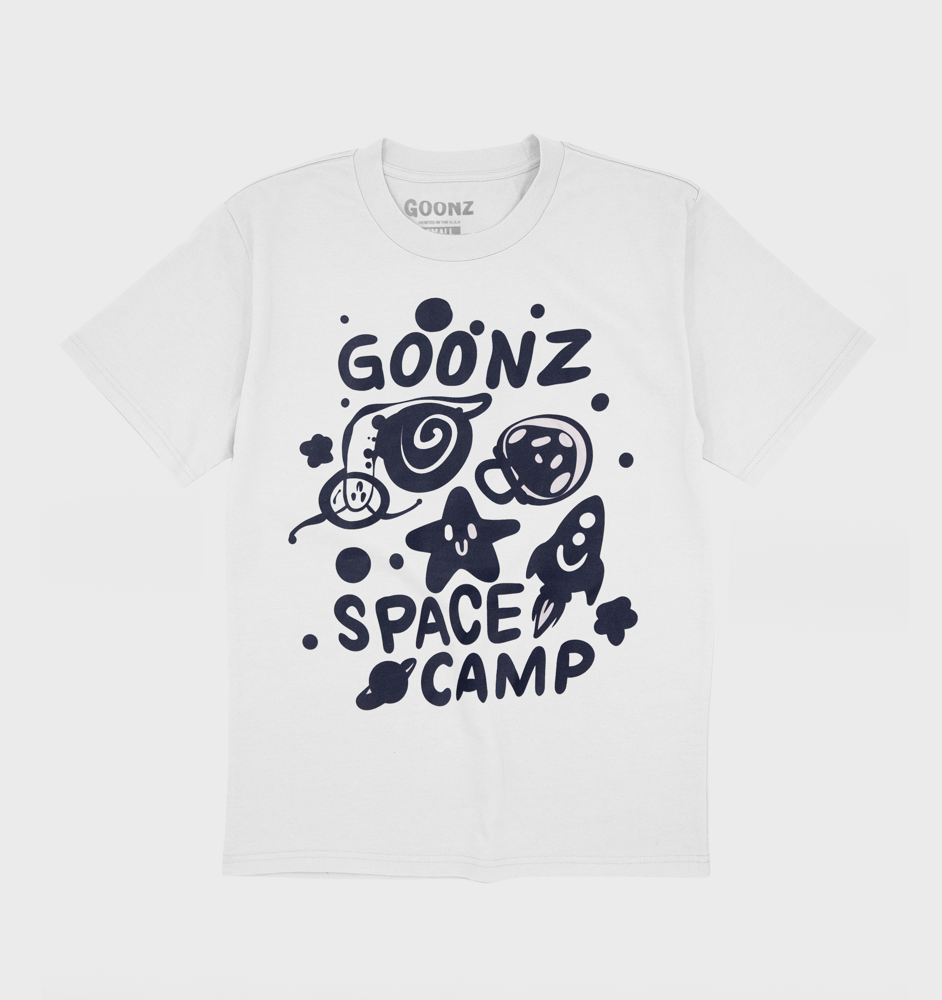 Goonz Space Camp White Tee