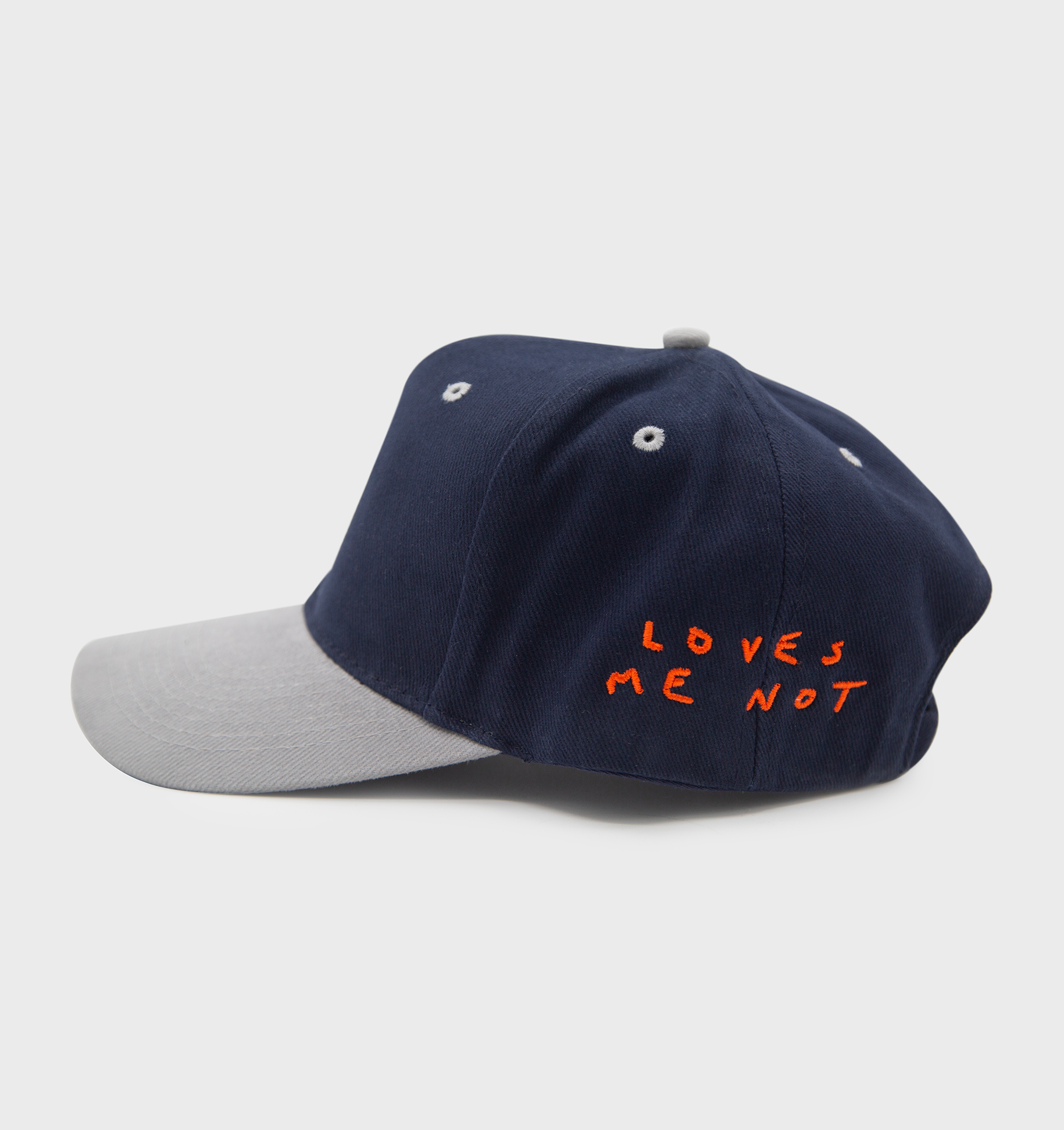 Loves Me Not Hat - Navy / Grey